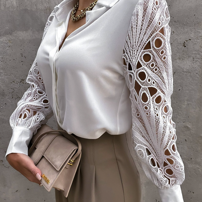 Van Delft Mode® | MODIEUZE KRAGENBLOUSE
