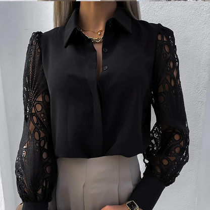 Van Delft Mode® | MODIEUZE KRAGENBLOUSE