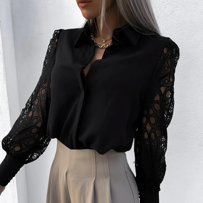 Van Delft Mode® | MODIEUZE KRAGENBLOUSE