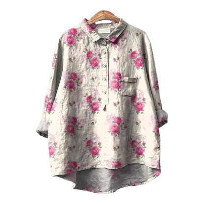 Van Delft Mode® | Luchtige comfortabele zomerblouse ( TIJDELIJK 1+1 GRATIS!)