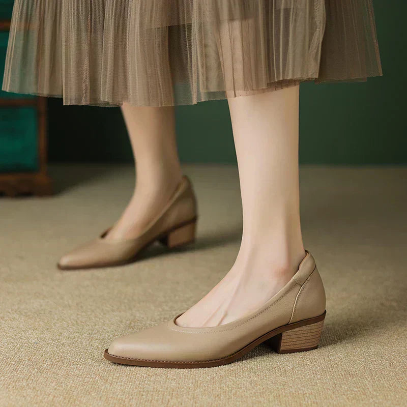 Van Delft Mode®| Elegante Mid-Hak Schoenen