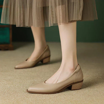 Van Delft Mode®| Elegante Mid-Hak Schoenen