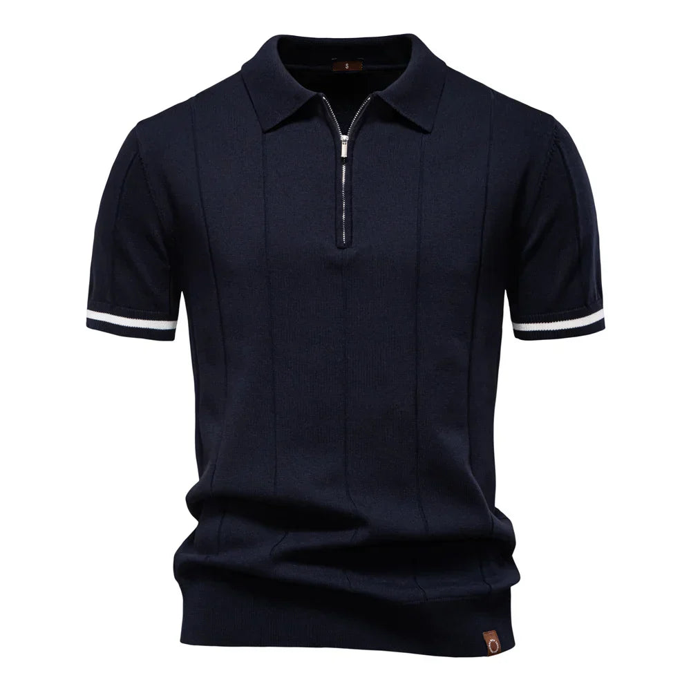 Van Delft Mode® | Zomerse Polo met Rits