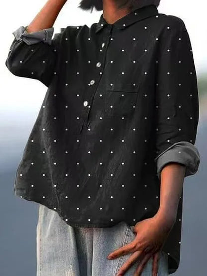 Van Delft Mode® | Luchtige comfortabele zomerblouse ( TIJDELIJK 1+1 GRATIS!)