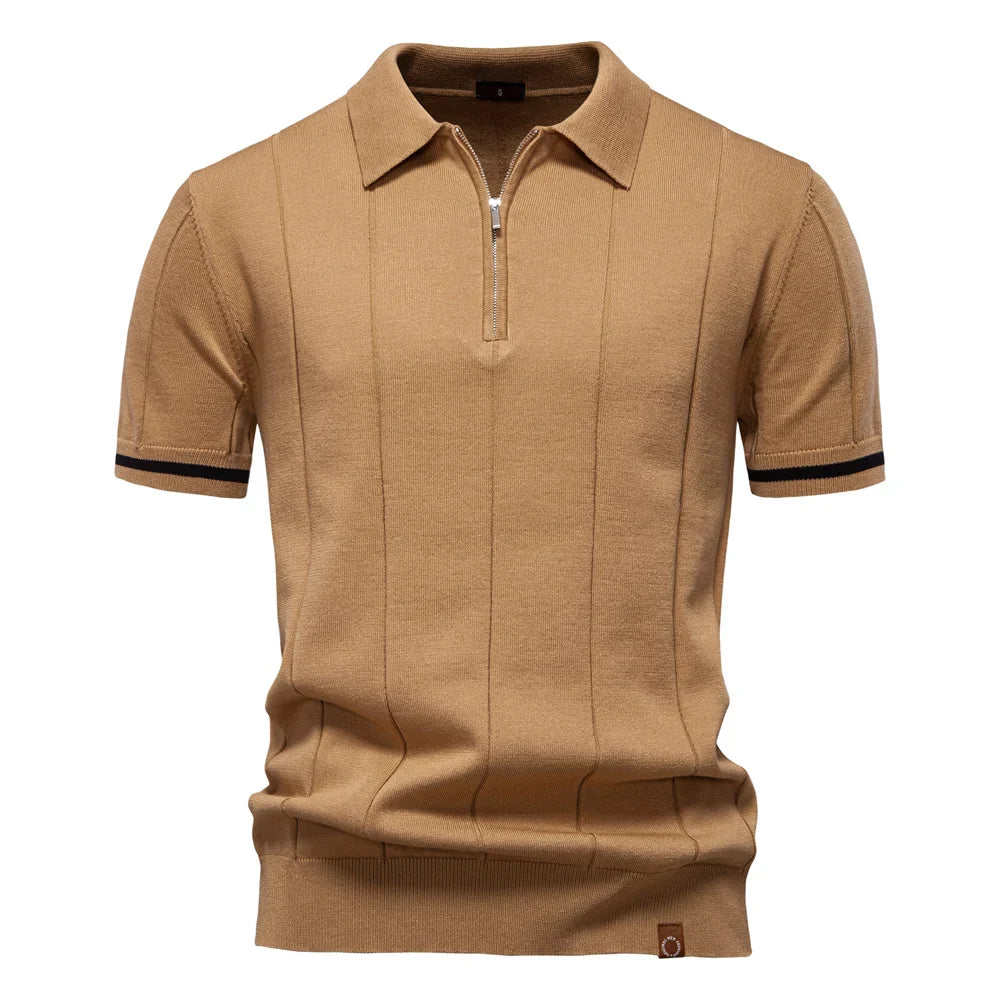 Van Delft Mode® | Zomerse Polo met Rits