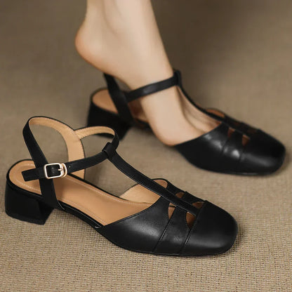 Van Delft Mode®| Vlechtleren Ballerina's