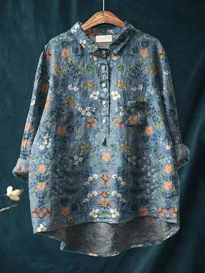 Van Delft Mode® | Luchtige comfortabele zomerblouse ( TIJDELIJK 1+1 GRATIS!)