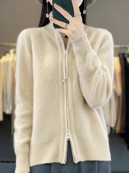 Van Delft Mode® | Comfortabele Zip-Up Cardigan