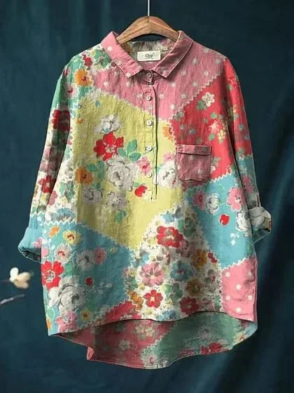 Van Delft Mode® | Luchtige comfortabele zomerblouse ( TIJDELIJK 1+1 GRATIS!)