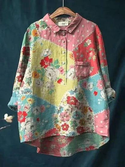 Van Delft Mode® | Luchtige comfortabele zomerblouse ( TIJDELIJK 1+1 GRATIS!)