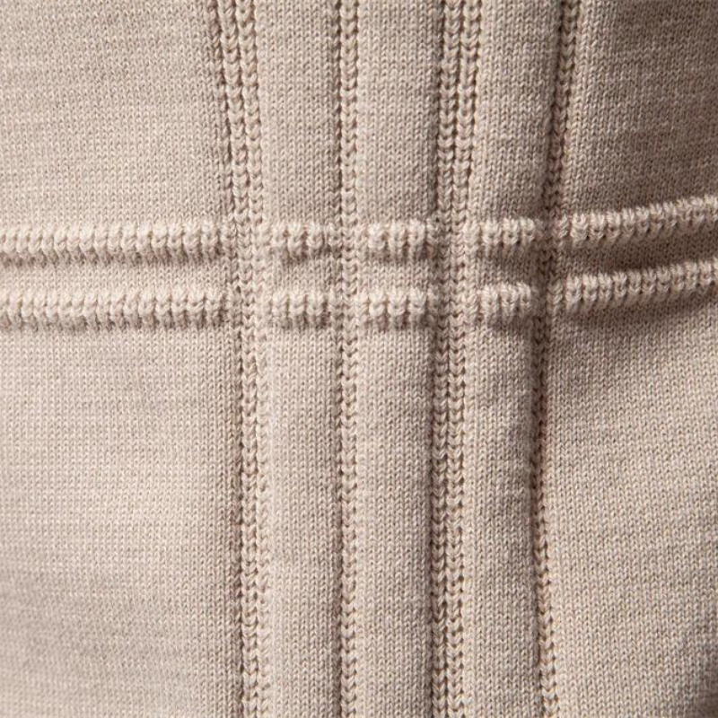 Van Delft Mode® | Katoenen Herentrui Met Streepdesign