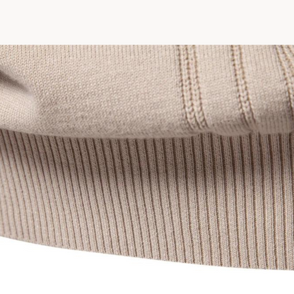 Van Delft Mode® | Katoenen Herentrui Met Streepdesign