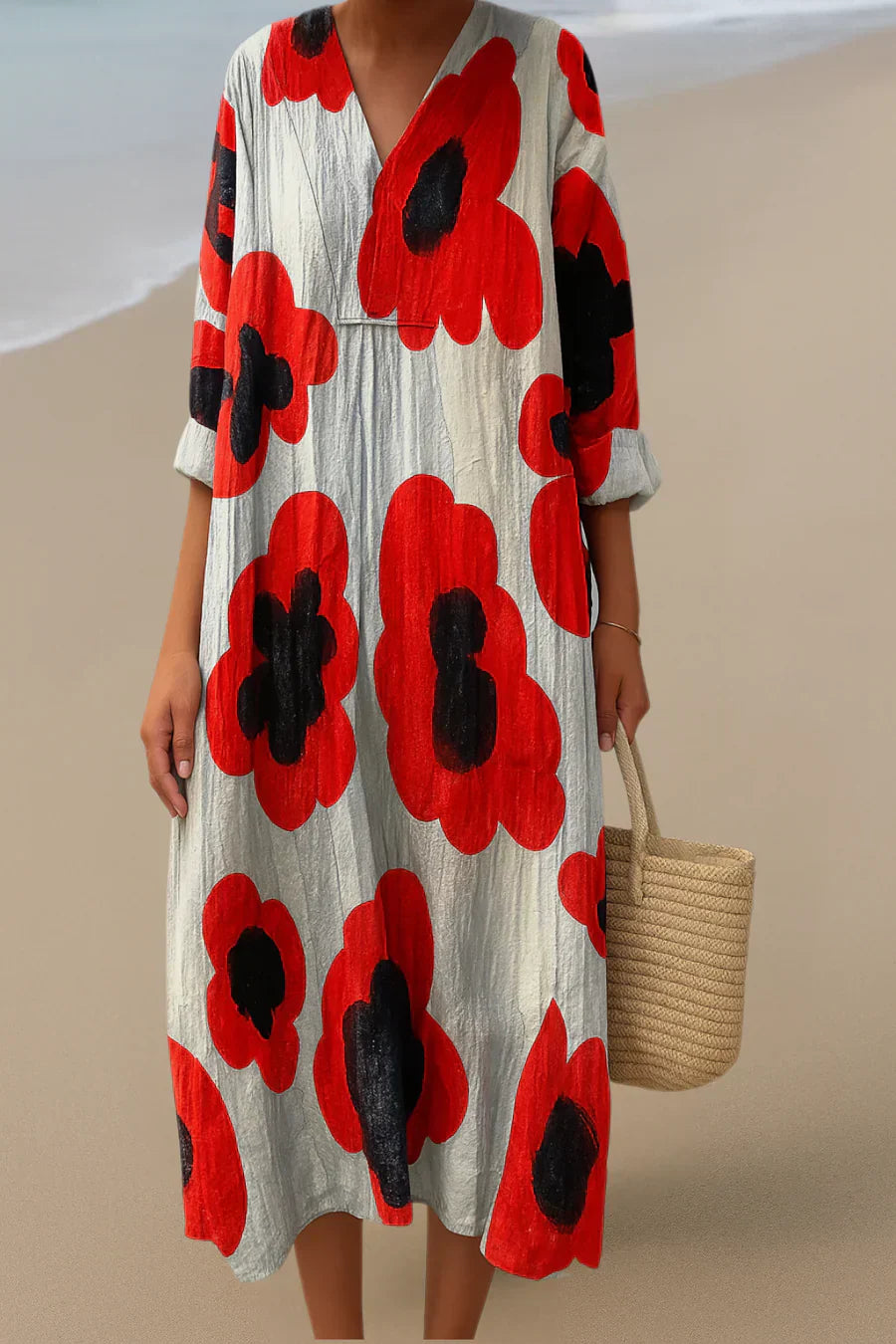 Van Delft Mode® | FLORALE MAXI JURK