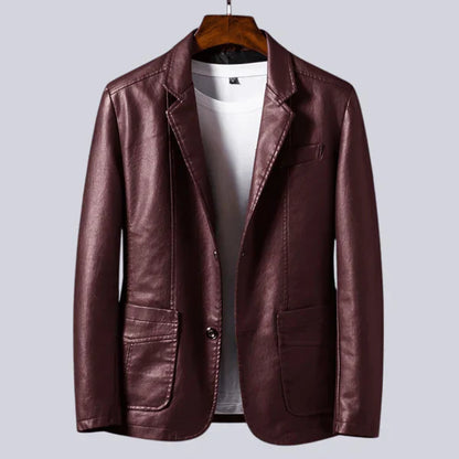 Van Delft Mode® | comfortabele lederen heren blazer