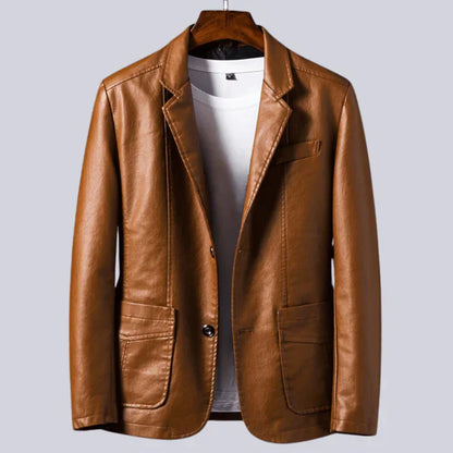 Van Delft Mode® | comfortabele lederen heren blazer