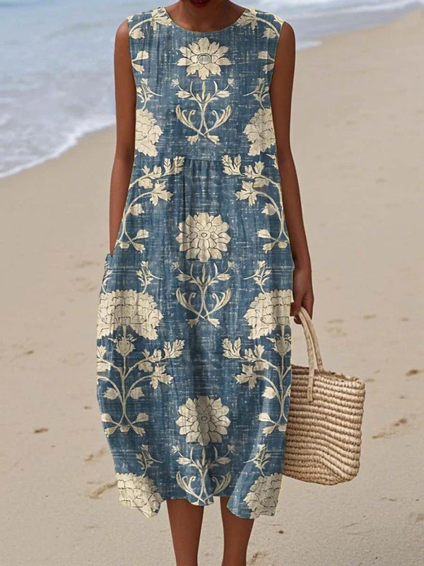 Van Delft Mode® | Boho Midi Jurk