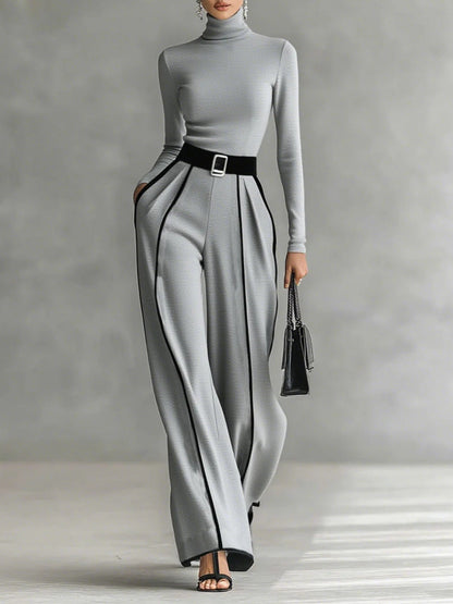 Vera™ | Elegante set met contrasterend detail