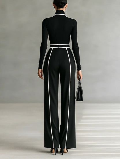 Vera™ | Elegante set met contrasterend detail