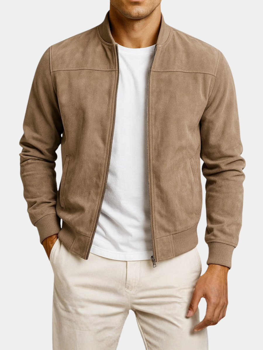 Van Delft Mode® | Comfortabele suèdejas voor heren