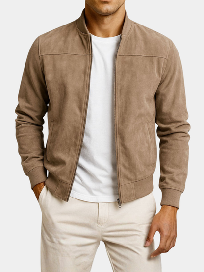 Van Delft Mode® | Comfortabele suèdejas voor heren