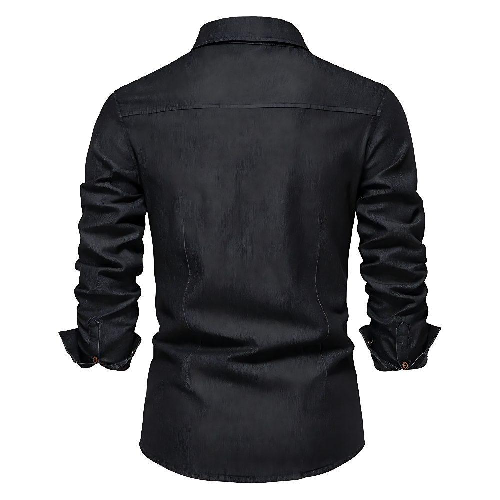 Van Delft Mode® | Katoenen denim overhemd