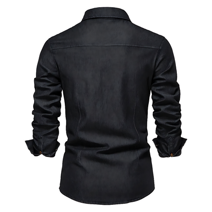 Van Delft Mode® | Katoenen denim overhemd