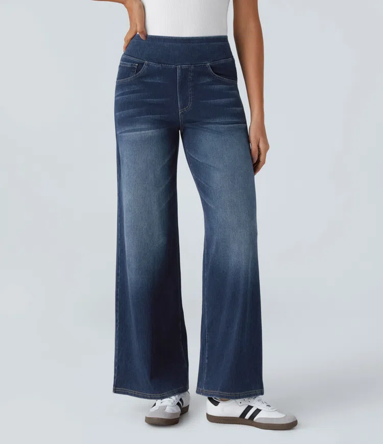 Van Delft Mode® | Comfortabele jeans met hoge taille