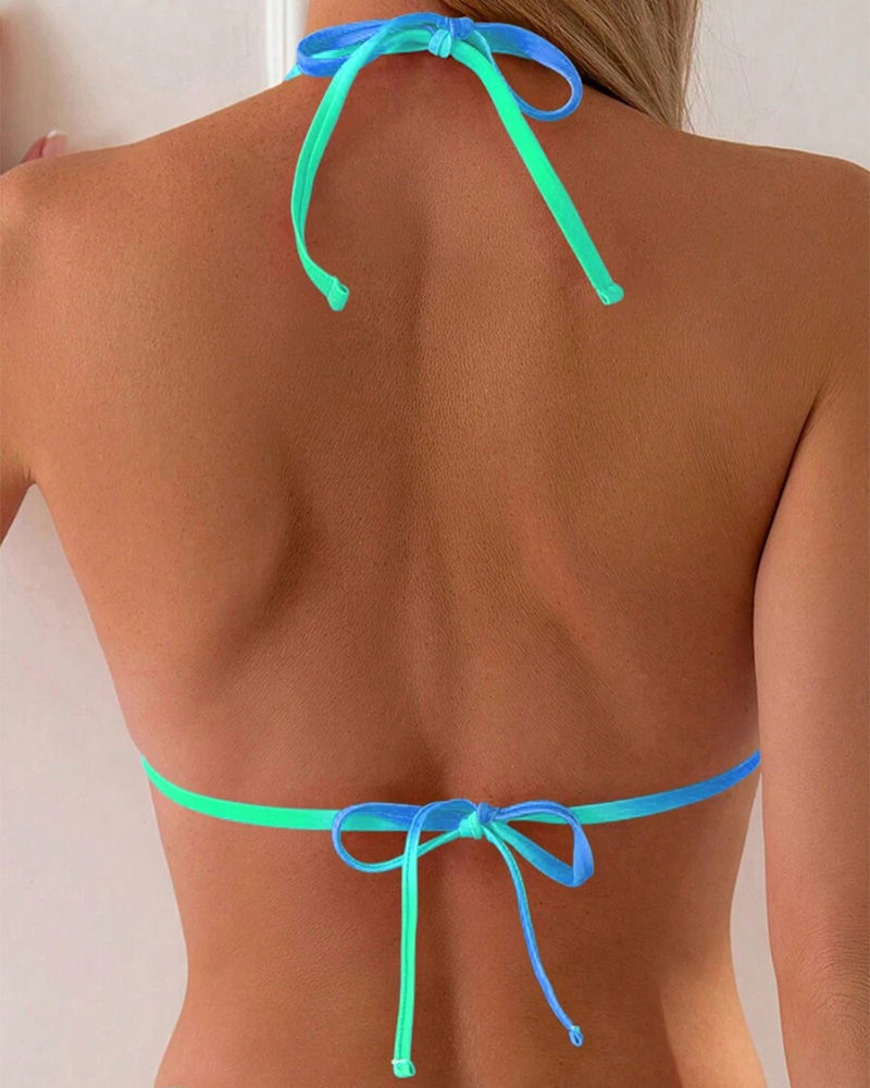 Tie-Dye Geprinte Bikini