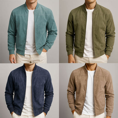Van Delft Mode® | Comfortabele suèdejas voor heren