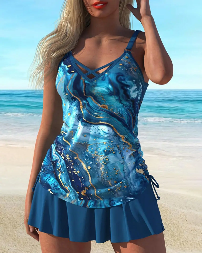 Strandresort Print Tankini