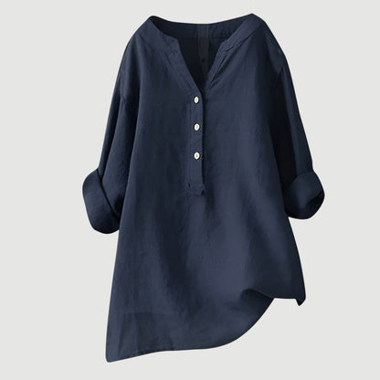 Van Delft Mode® | Luchtige en comfortabele blouse met knoopsluiting (TIJDELIJK 1+1 GRATIS!)