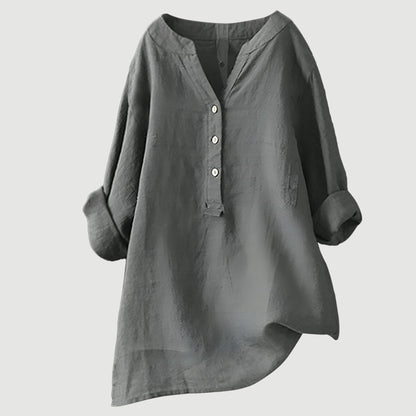Van Delft Mode® | Luchtige en comfortabele blouse met knoopsluiting (TIJDELIJK 1+1 GRATIS!)