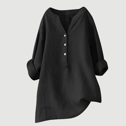 Van Delft Mode® | Luchtige en comfortabele blouse met knoopsluiting (TIJDELIJK 1+1 GRATIS!)