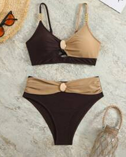 Hoog Taille Sexy Bh Triangle Badpak