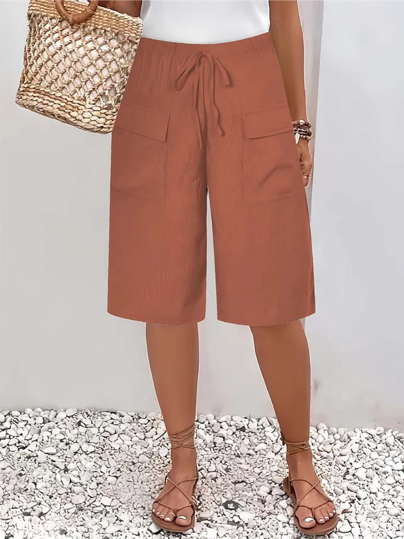 Van Delft Mode® | Korte broek met elastische tailleband