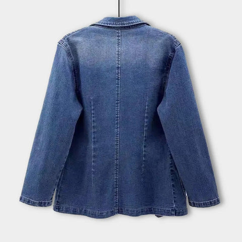 Van Delft Mode® | Elegante Denim Blazer voor Dames