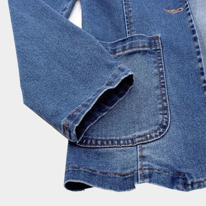 Van Delft Mode® | Elegante Denim Blazer voor Dames