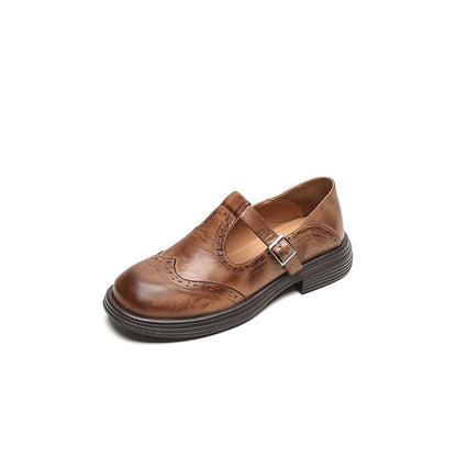 Van Delft Mode®| Elegante Everyday Leren Mary Janes