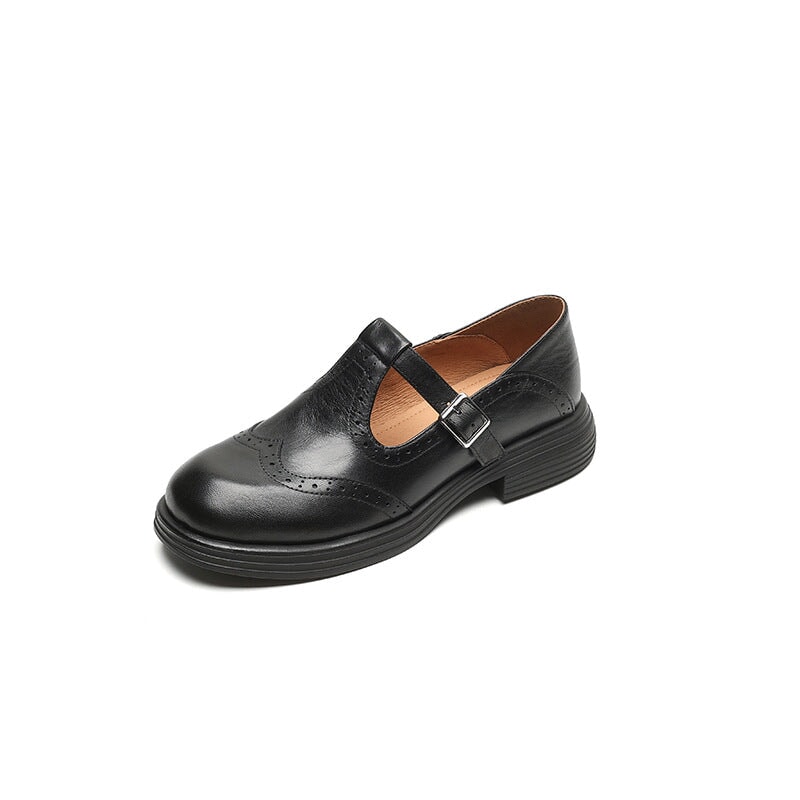 Van Delft Mode®| Elegante Everyday Leren Mary Janes