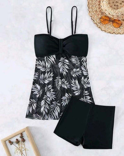 Sexy Gedrukte Mesh Tankini