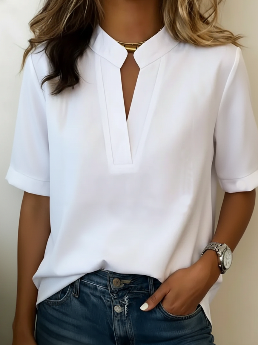 Van Delft Mode® | Elegant T-shirt met korte mouwen (TIJDELIJK 1+1 GRATIS!)