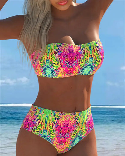 Bandeau Gedrukt Bikini