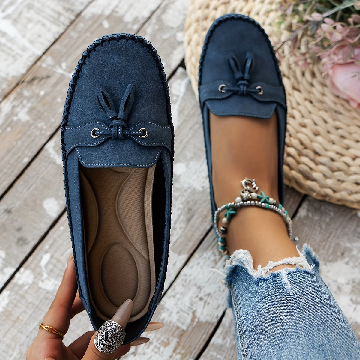 Van Delft Mode® | Klassieke Loafers met Kwastje Detail