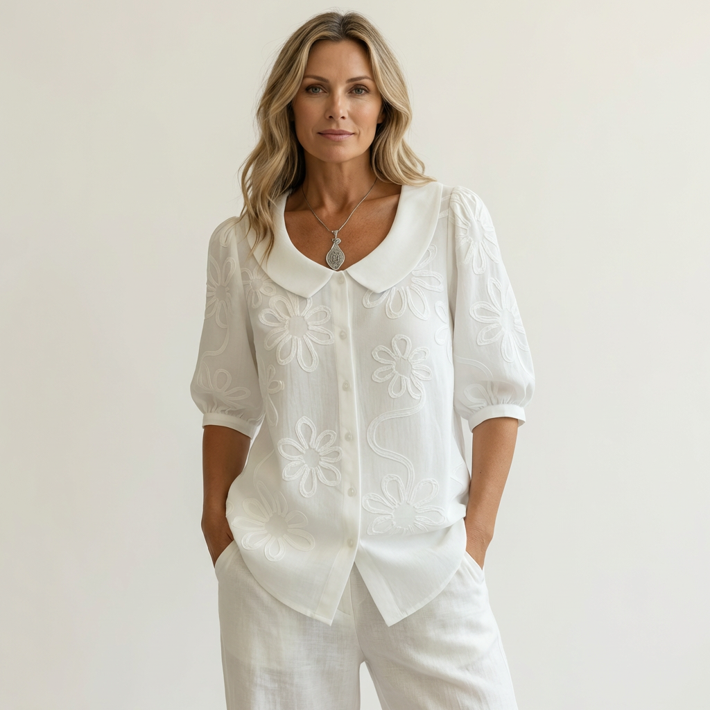 Van Delft Mode® | Elegante zachte dames blouse
