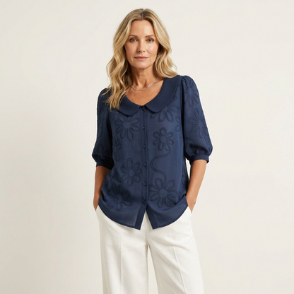 Van Delft Mode® | Elegante zachte dames blouse