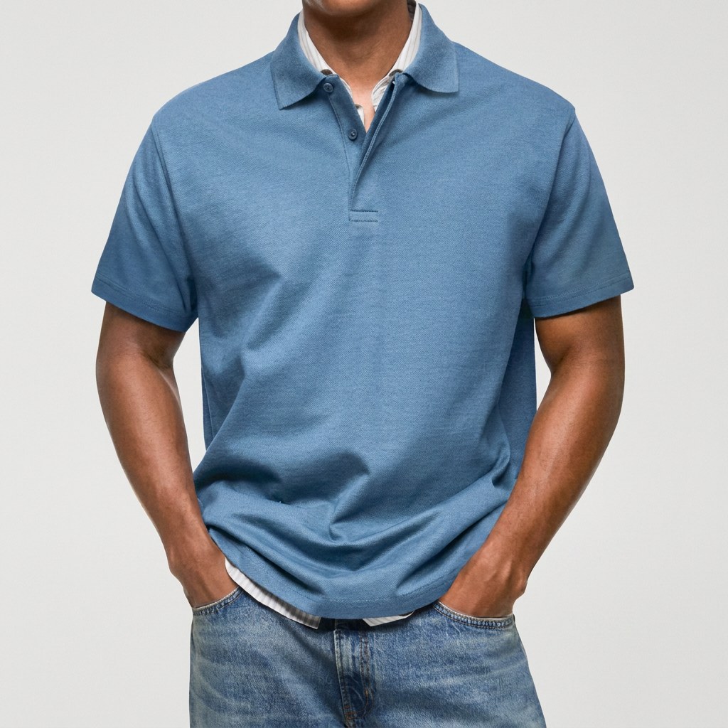 Van Delft Mode® |  Korte Mouwen Polo Shirt
