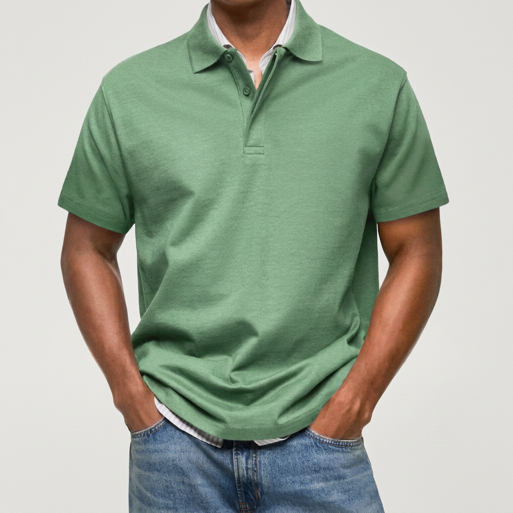 Van Delft Mode® |  Korte Mouwen Polo Shirt