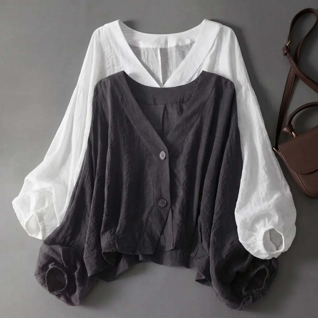Van Delft Mode® | Elegante linnen dames blouse