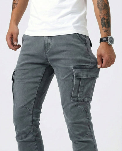 Van Delft Mode® | Flexibele denim jeans met zijzakken