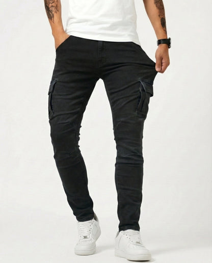 Van Delft Mode® | Flexibele denim jeans met zijzakken
